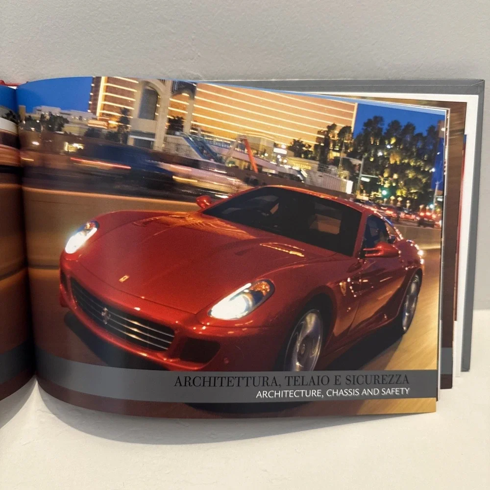 Ferrari 599 GTB Fiorano 80 Page Hardcover Sales Brochure 2006 English Italian